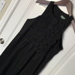 HOSS Intropia Scallop Ruffle Little Black Dress 42